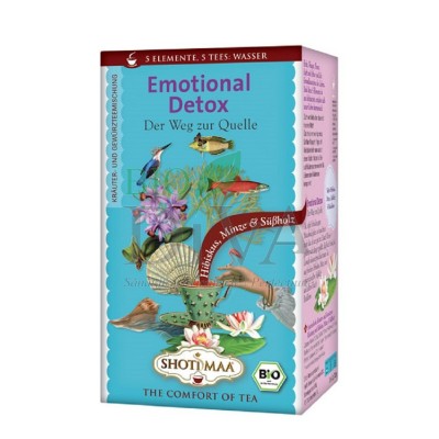Ceai cu hibiskus și mentă Water Emotional Detox Shoti Maa