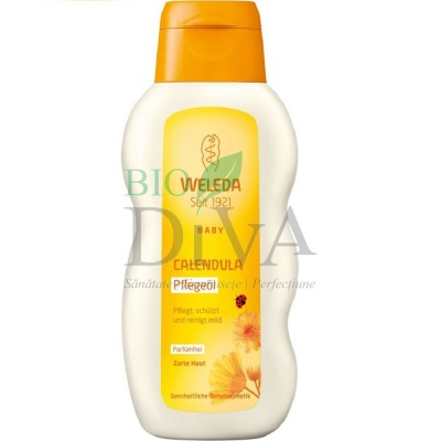 Ulei de corp cu gălbenele fără parfum Weleda