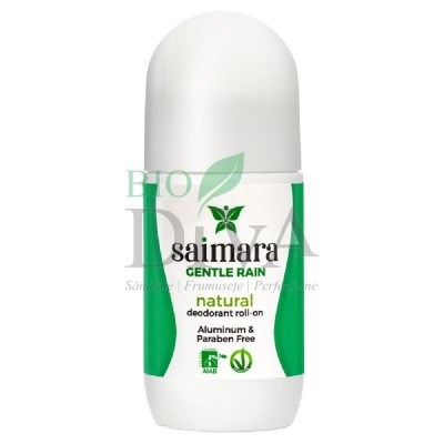 Deodorant roll-on natural cu flori de portocal Gentle Rain Saimara