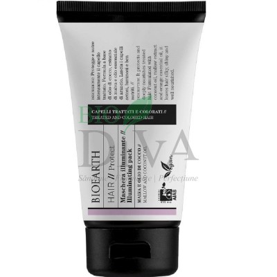 Mască de păr pentru luminozitate cu cocos Hair Bioearth