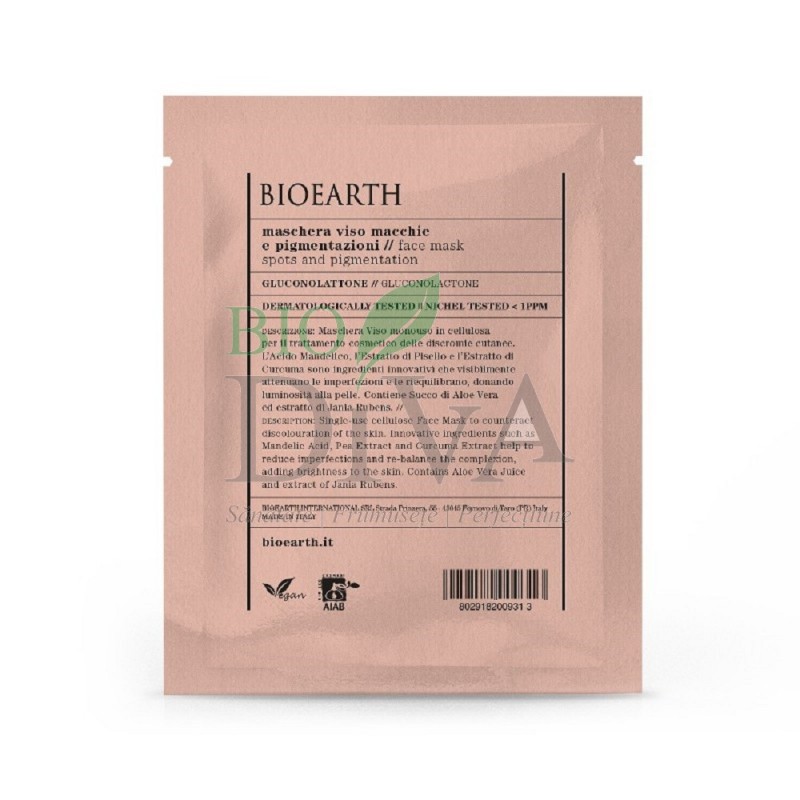 Mască de ten pentru pete pigmentare Bioearth