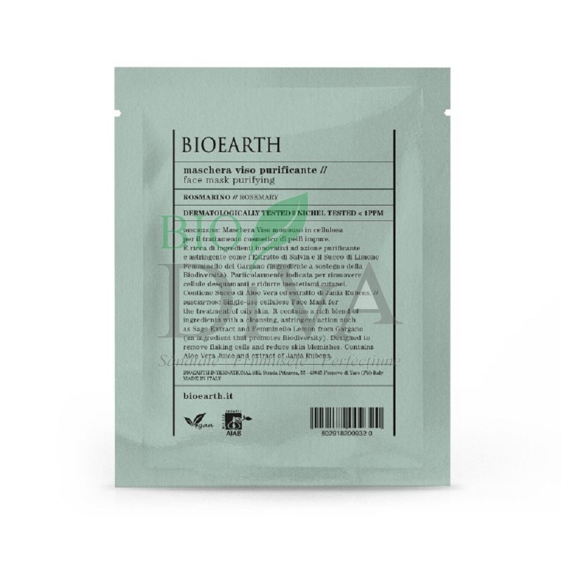 Mască pentru ten purificatoare cu rozmarin Bioearth