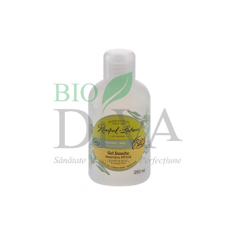 Gel de dus bio migdale si miere (hipoalergenic) RAMPAL LATOUR