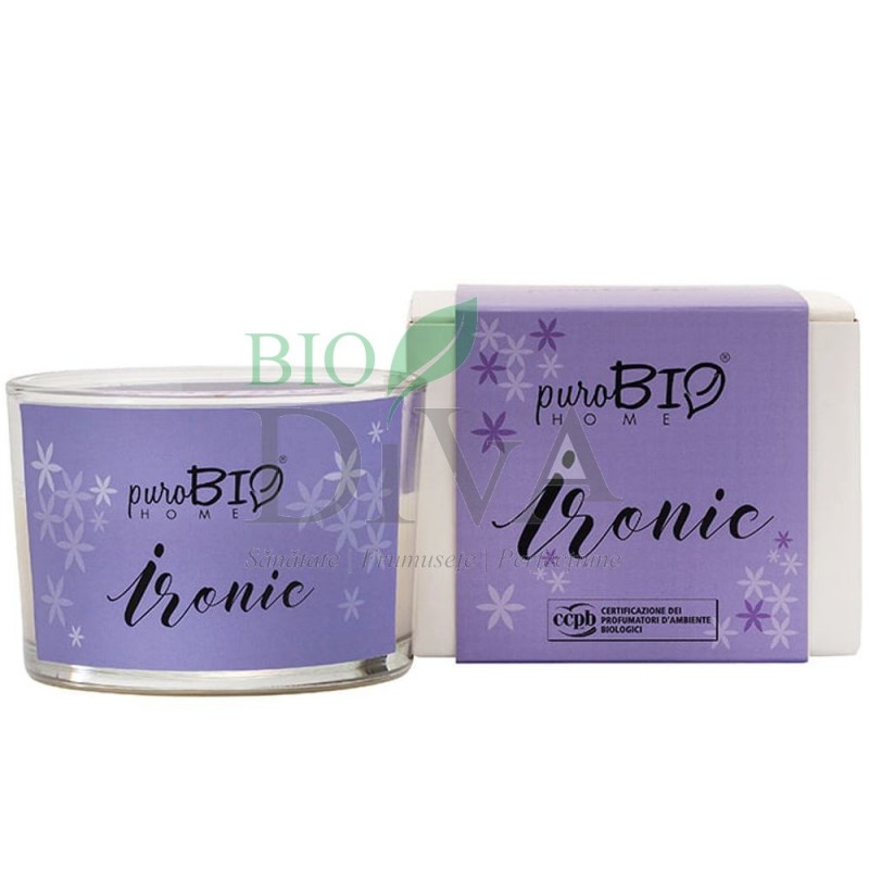 Lumânare parfumată bio Ironic 03 PuroBio Home
