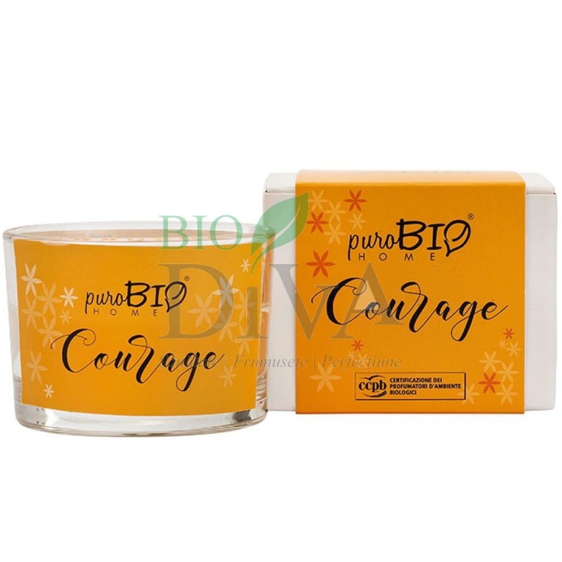 Lumânare parfumată bio Courage 02 PuroBio Home