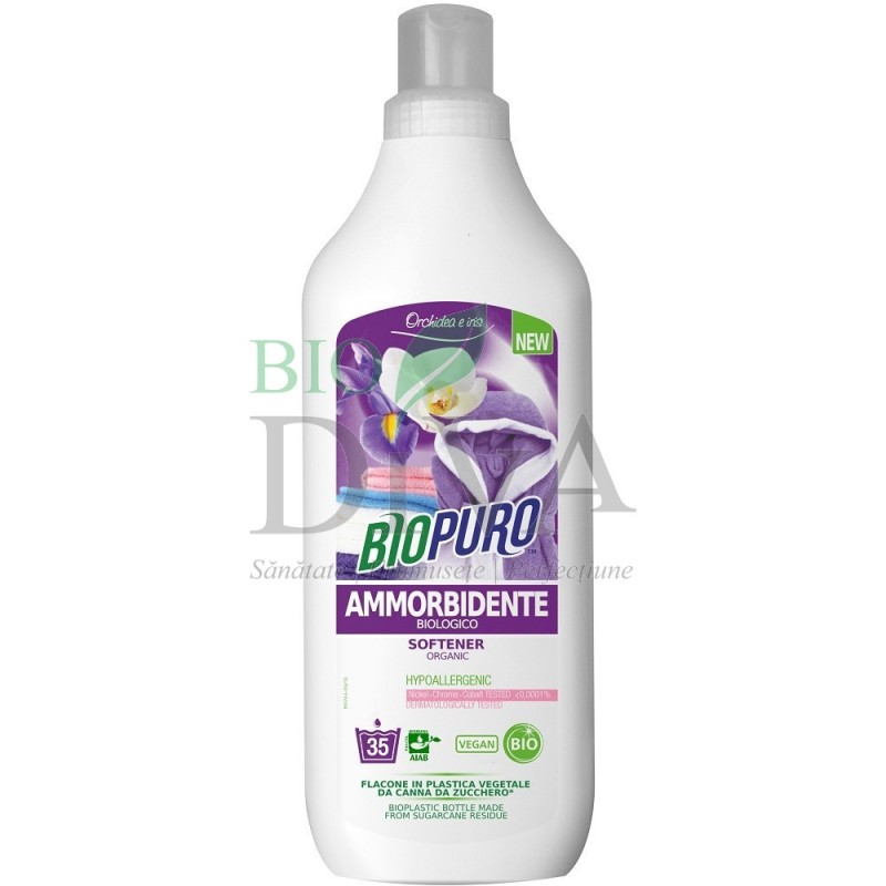 Balsam de rufe hipoalergen cu iris și orhidee 1L Biopuro