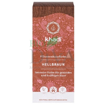 Henna vopsea de păr naturală Șaten Deschis KHADI