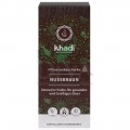 Henna vopsea de păr naturală Șaten Nucă Khadi