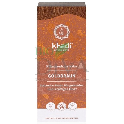 Henna vopsea de păr naturală șaten KHADI