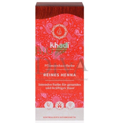 Henna vopsea de păr naturală roșu KHADI