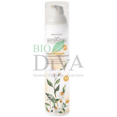 Cremă pentru definirea buclelor cu flori de portocale Maternatura