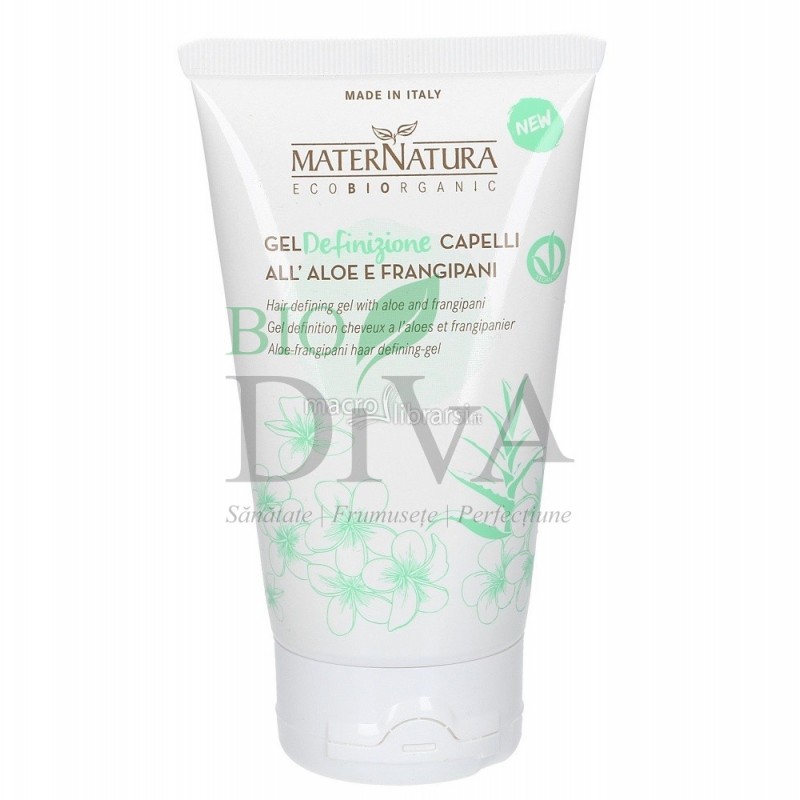 Gel de păr cu aloe vera și frangipani MaterNatura