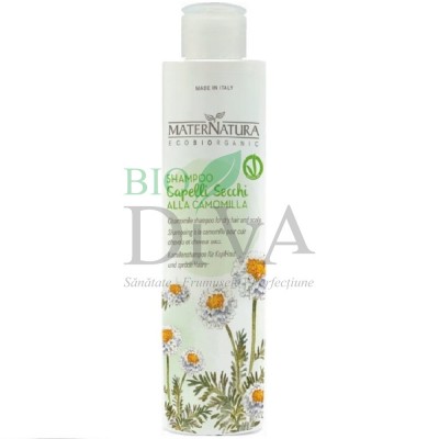 Șampon pentru păr uscat cu mușețel Maternatura