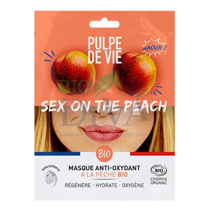 Mască antioxidantă și revitalizantă Sex on the Peach Pulpe de Vie