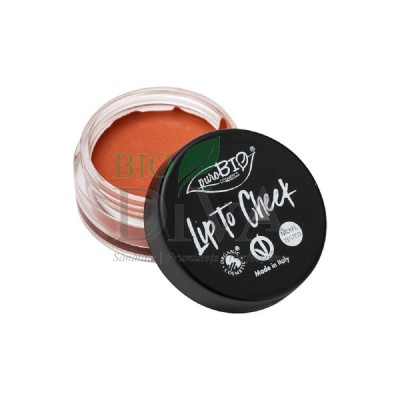 Ruj și fard de obraz Lip to Cheek Carrot 01 PuroBio Cosmetics