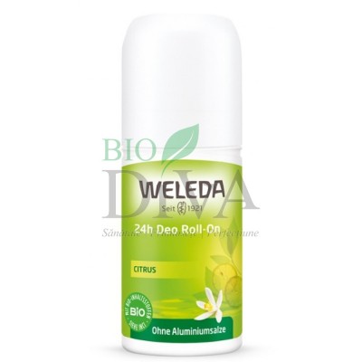Deodorant roll-on cu citrice Weleda