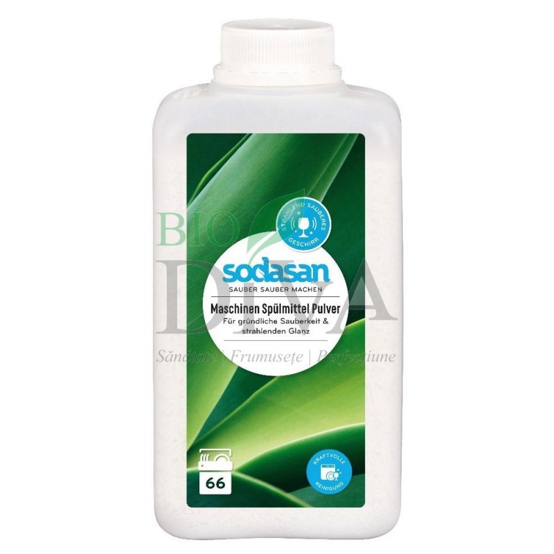 Detergent praf ecologic pentru mașina de spălat vase 1kg SODASAN