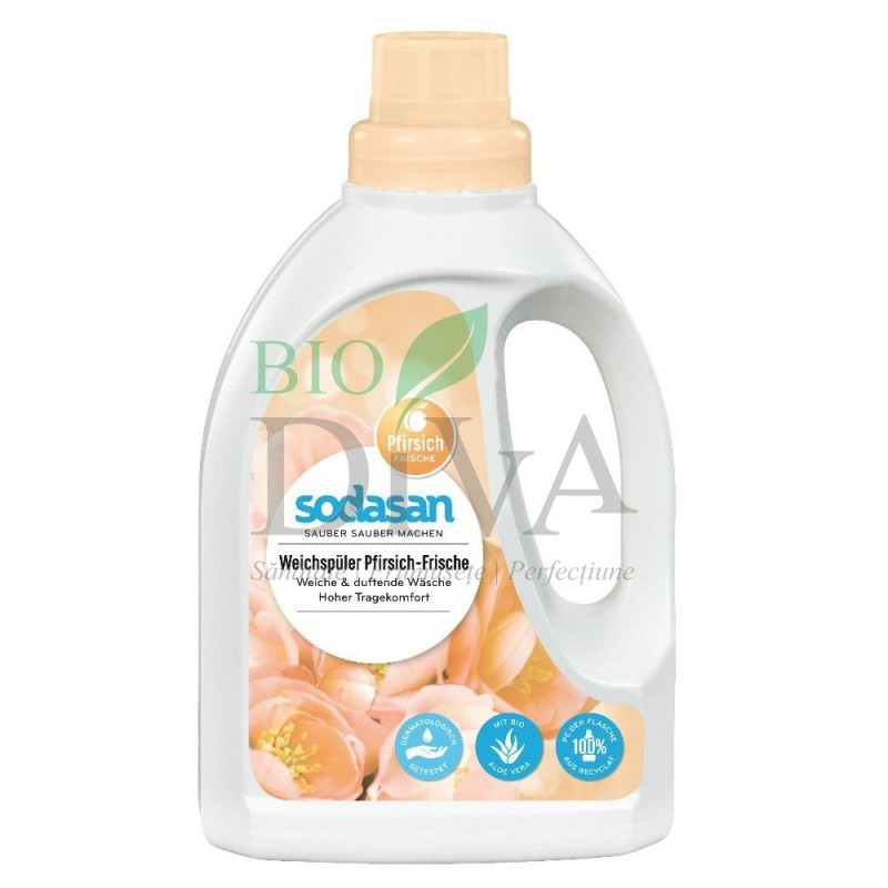 Balsam de rufe cu piersică și aloe vera 750ml Sodasan