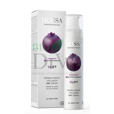 Cremă de zi cu colagen Wrinkle Rezist V Lift Mossa
