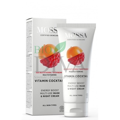 Cremă de noapte și mască pentru toate tipurile de ten Vitamin Cocktail Multi Use Mossa