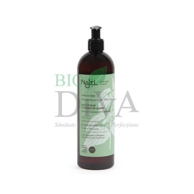 Șampon bio 2 în 1 cu săpun de Alep pentru păr gras Najel