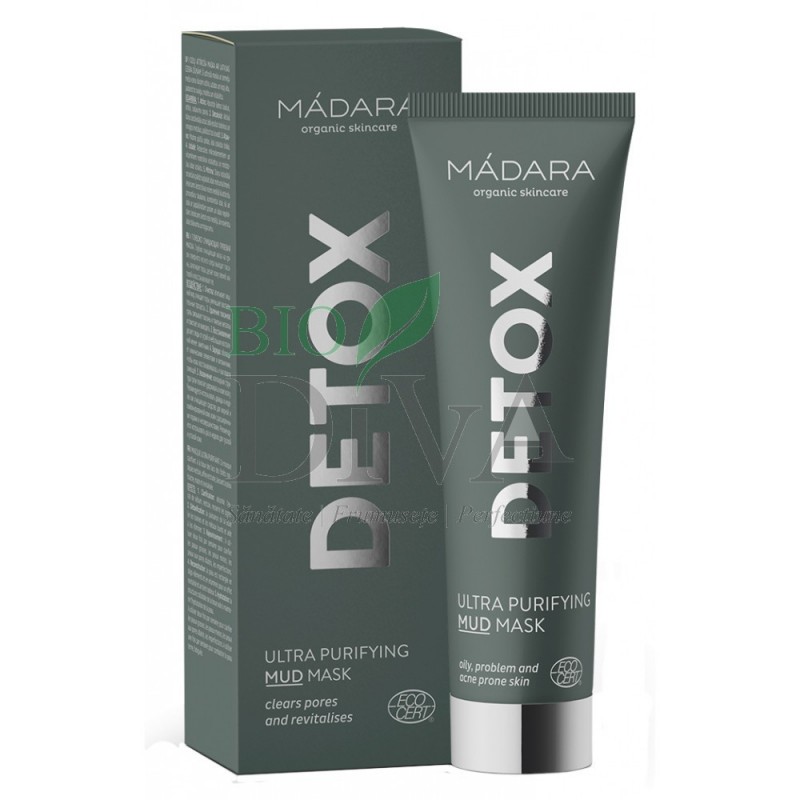 Mască ultra purificatoare Detox Madara