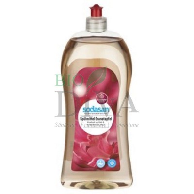 Detergent de vase lichid bio cu rodie SODASAN