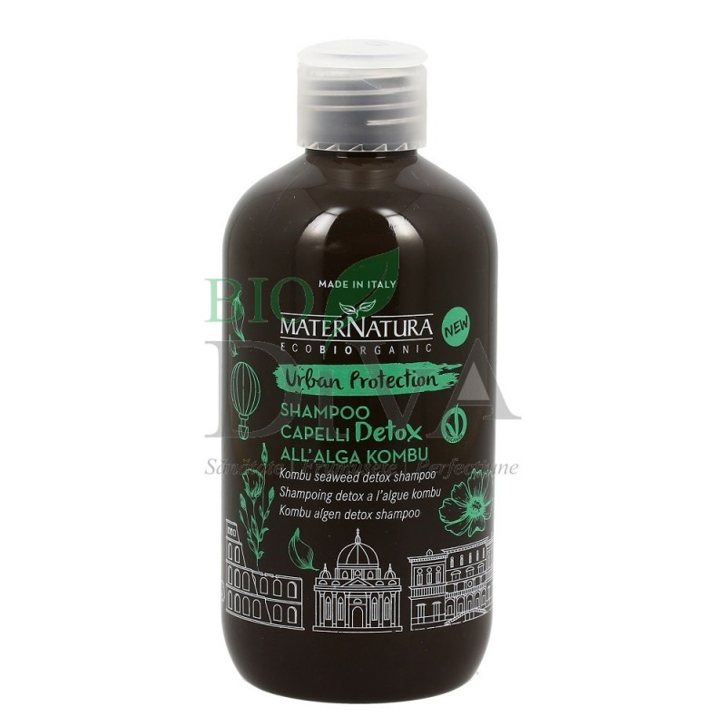 Șampon Detox cu algă kombu Urban Protection Maternatura