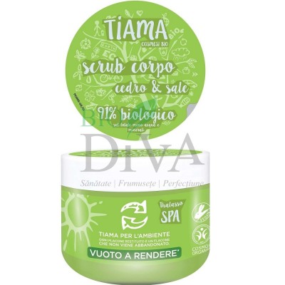 Scrub pentru corp cu lămâi sălbatic și sare Tiama