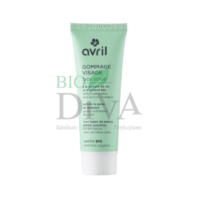 Exfoliant pentru ten cu pudră de orez 50ml Avril