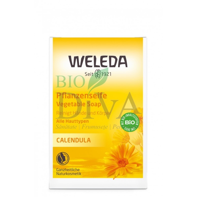 Săpun vegetal cu extract de gălbenele WELEDA