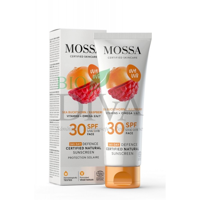 Cremă de soare SPF30 pentru față 365 Days Mossa