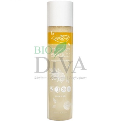 Demachiant bifazic bio 200ml PuroBio Cosmetics
