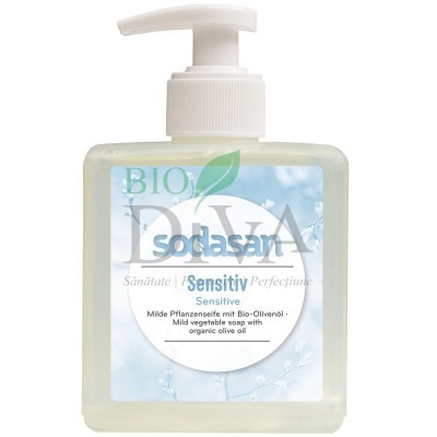 Săpun lichid și gel de duș bio neutru Sensitiv Sodasan