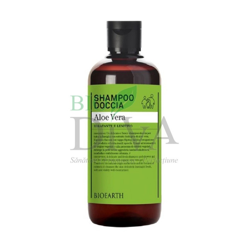 Șampon și gel de duș cu aloe vera 500ml Bioearth