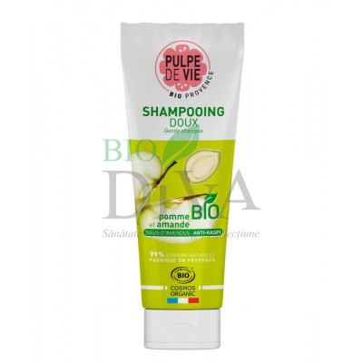 Șampon delicat cu măr și migdale bio Pompompidoux Pulpe de Vie
