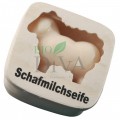 Săpun cremos cu lapte de oaie - oiță albă în cutie cadou 85g Saling Naturprodukte