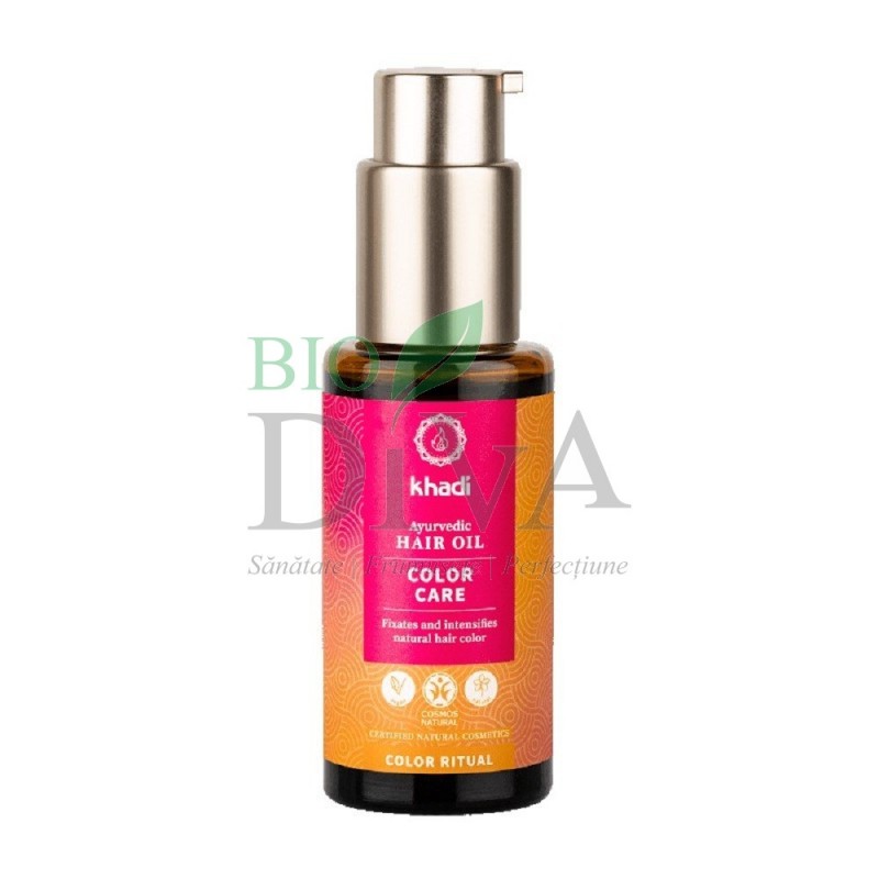 Ulei de păr pentru protecție culoare Color Care 50ml Khadi