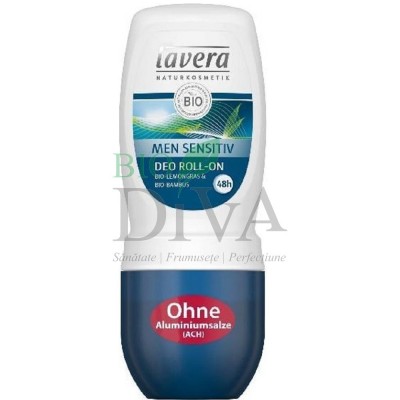 Deodorant bio 24h cu bambus și lemongrass pentru bărbați Lavera
