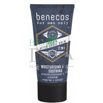 Balsam aftershave bio hidratant și calmant Benecos