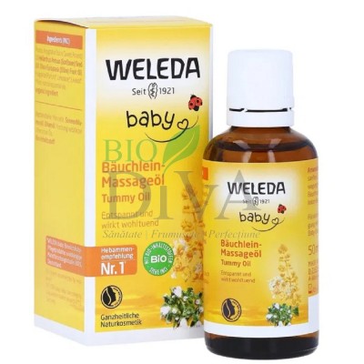 Ulei pentru burtica bebeluşului ce calmează colicii Weleda