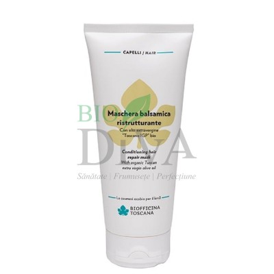 Mască pentru păr ondulat și creț Biofficina Toscana