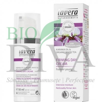 Cremă de zi regenerantă antirid cu ulei de karanja și acid hialuronic 50 ml Lavera