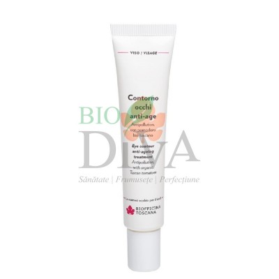 Cremă de ochi antipoluare cu extract de roșie Biofficina Toscana