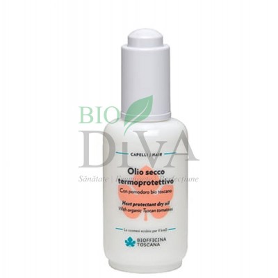 Ulei termoprotector pentru păr cu extract de roșie 50 ml Biofficina Toscana