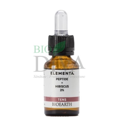 Peptide și hibiscus Beauty Booster Elementa 15 ml Bioearth