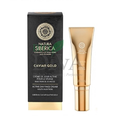 Cremă de zi activă antirid Youth Injection Caviar Gold 30 ml Natura Siberica