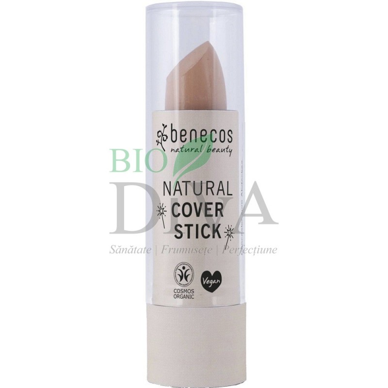 Stick corector bio pentru cearcăne și imperfecțiuni Beige 4,5 g Benecos