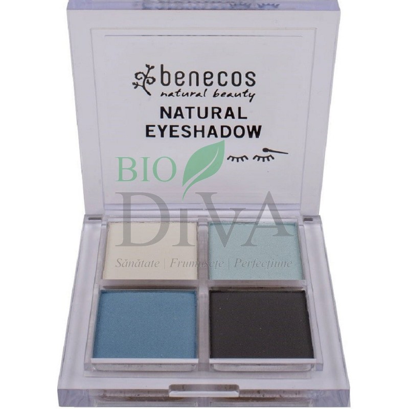 Fard de pleoape bio quattro True Blue Benecos