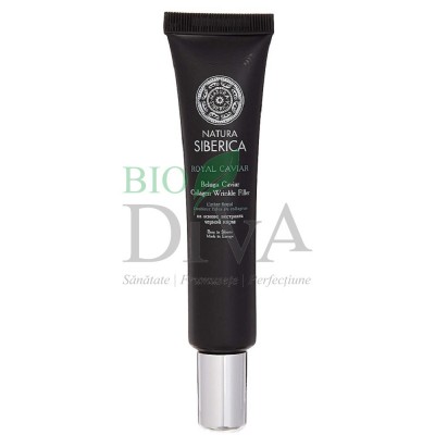 Filler pentru riduri cu colagen și caviar Beluga Royal Caviar 40 ml Natura Siberica